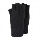 FASHION | Gants mi doigts en micropolaire pour hommes noir