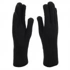 FASHION | Gants femme tricot�s en cachemire m�lang� noir
