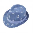MAXIMO | MINI BOY TRILBY CHAPEAU ENFANT bleu clair
