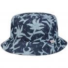 STETSON | Bucket Denim Print chapeau de p�cheur bleu
