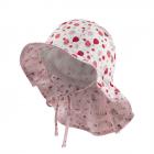 STERNTALER | Chapeau de soleil pour fille avec protection du cou et lien � nouer nature