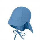 STERNTALER | Kids Chapeau d'�t� UV 50+ avec visi�re protection auditive et lien � nouer bleu clair