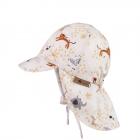 STERNTALER | Casquette � visi�re avec cache cou et lacets beige