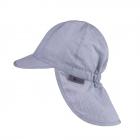 STERNTALER | Casquette avec protection du cou en m�lange de coton bleu clair