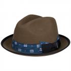 STETSON | Player Woolfelt Bonnet en laine pour homme brun moyen