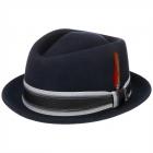 STETSON | Diamond Woolfel Chapeau homme en feutre de laine bleu