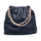 MODE | Sac en velours c�tel� noir