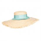 BORSALINO | Chapeau de paille � bord large exclusif pour femme nature