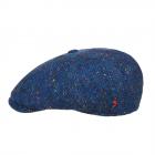 ALFONSO D'ESTE | Chapeau homme plat bleu
