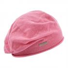 SEEBERGER | B�ret tricot� pour femme en 100% coton avec bord roul� 