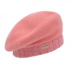 SEEBERGER| Walk B�ret de marche avec revers tricot� corail