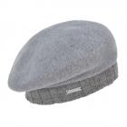 SEEBERGER| Walk B�ret de marche avec revers tricot� gris clair