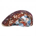 ALFONSO D'ESTE | Chapeau plat multicolore styl� original