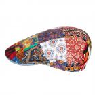 ALFONSO D'ESTE | Casquette � glissi�re patchwork pour homme original