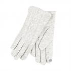FASHION | gants de jersey pour femmes tresses dans le dos toucher gris