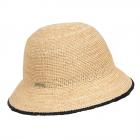 SEEBERGER | Cloche crochet en raphia nature