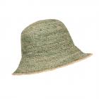 SEEBERGER | Cloche crochet en raphia vert