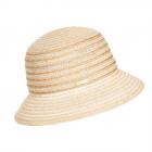 SEEBERGER | Chapeau cloche femme en m�lange de paille naturelle nature