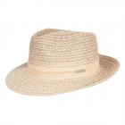 SEEBERGER | Chapeau d'�t� Fedora en viscose mix braid bogart nature