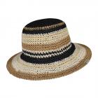 BARTS | Chapeau d'�t� pour femmes en tricot dans des couleurs vives noir
