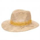 BARTS | Chapeau femme � plumes tricot� en optique bicolore jaune