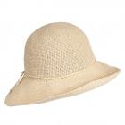 HUTTER | Chapeau d'�t� l�ger et a�r� pour femmes en papier crochet� nature