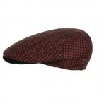 ALFONSO D'ESTE | Casquette plate homme en laine vierge rouge