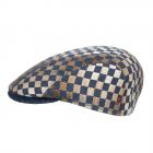ALFONSO D'ESTE | Casquette plate en coton m�lang� pour homme bleu