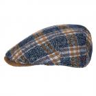 ALFONSO D'ESTE | Casquette plate en laine vierge pour hommes bleu