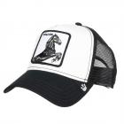 GOORIN | Motif : Blackwhite Stallion Trucker Cap casquette � visi�re blanc