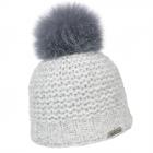 NORTON | Bonnet � pompon alpaca 68% avec petites paillettes gris chin� 2