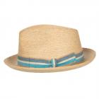HUTTER | Chapeau Trilby Premium Raffia Mare nature