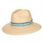 HUTTER | Premium Fedora Chapeau femme Raffia Mare nature