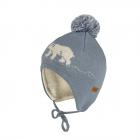 MAXIMO | Mini bonnet Ours polaire bleu clair