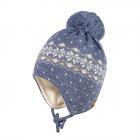 MAXIMO | Mini bonnet � pompon bleu clair