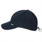 FASHION | Casquette de baseball d'hiver avec protection des oreilles d�pliable en micropolaire bleu