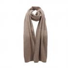 FASHION | Echarpe unie en cachemire m�lang� 25 x 180 cm marron