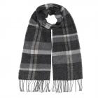 FASHION | Echarpe � motifs en laine m�lang�e 30 x 170 cm noir