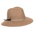 FASHION | Chapeau femme Fedora avec cha�ne camel