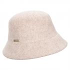 SEEBERGER | Cloche en laine bouillie pour femmes beige