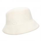 SEEBERGER | Cloche en laine bouillie pour femmes blanc laine