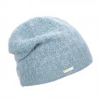SEEBERGER | Bonnet femme avec fil brillant bleu clair