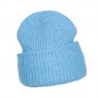SEEBERGER | Bonnet tricot� pour femmes avec revers jeans