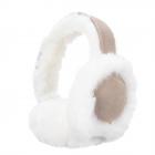 SEEBERGER | Cache-oreilles en peau d'agneau blanc laine