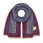 BARTS | Echarpe femme tiss�e avec imprim� bleu