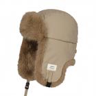 BARTS | Hawka bonnet bomber en fausse fourrure marron clair