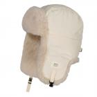 BARTS | Hawka bonnet bomber en fausse fourrure blanc laine