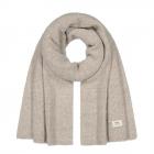 BARTS | �charpe tricot�e pour femmes en fil chin� marron clair