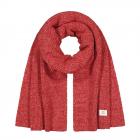 BARTS | �charpe tricot�e pour femmes en fil chin� rouge