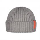 BARTS | Sumter Beanie Docker Bonnet avec revers tricot� gris clair